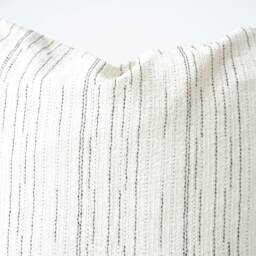 Cream Black Striped Pillow Cover - thumbnail 2