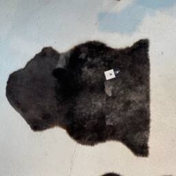 Genuine Natural Short Wool Shearlings . Natural Markings , Sheepskin For Upholstery Sheepskin Rug, Throw, Rug - thumbnail 3