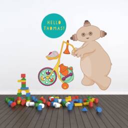 Personalised Makka Pakka in The Night Garden Wall Sticker - thumbnail 1
