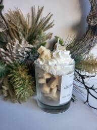 Christmas Gingerbread Candle Vegan Soy Wax Cruelty Free Birthday Gift Christmas 8Oz Scented - thumbnail 1