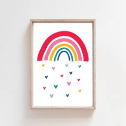 Set Of 3 Rainbow Prints, Print, Play All Day Girls Bedroom Decor, Nursery Prints Wall Art, Playroom Prints - thumbnail 2