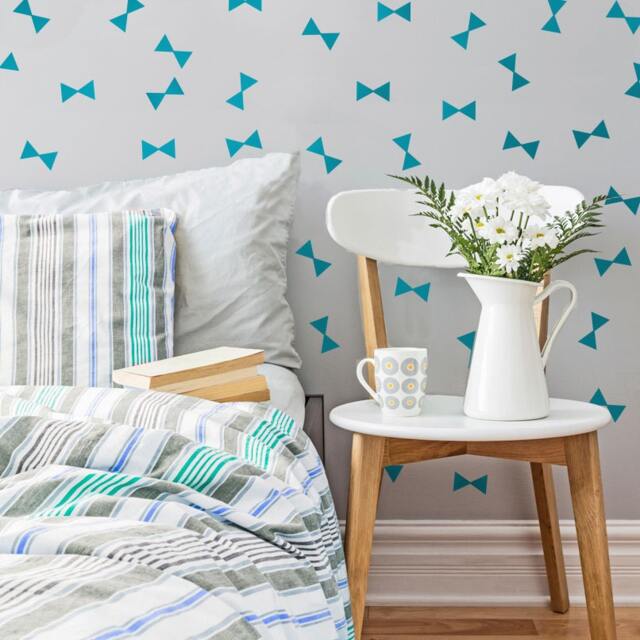 Bow Tie Pattern Vinyl Wall Decals, Nursery & Dorm Decor - image 1