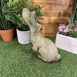 stone Garden Large Traditional Hare Detailed Ornament - thumbnail 4