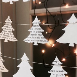 Holiday Decor, Rustic Holiday Christmas Garland, Gift For Teacher, Modern Christmas, Tree Ornament - thumbnail 3