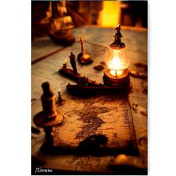 Pirats Ds0014 - Limited Edition 10 Print Set Of 4 Sheets Synthography Printed On Glossy Premium Fine Art Photo Paper 20x30 cm - thumbnail 3