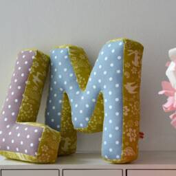 Birth/Christening Gift Letter Rattle, Available Individually Or As A Set Of Two, Perfect For Twins, Packaged in Pretty Bag With Name On It - thumbnail 2