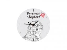 Pyrenean Shepherd, Free Standing Mdf Floor Clock With An Image Of A Dog - thumbnail 1