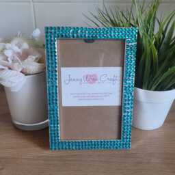 Colourful Rhinestone Photo Frame 4 X 6 Inches - thumbnail 2