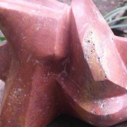 Abstract Travertine Stone Sculpture Garden Art, Outdoor Decor - thumbnail 4