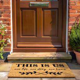 This Is Us Custom Welcome Doormat - Realtor Closing Gift Rug Housewarming Real Estate New Home Coir - thumbnail 2