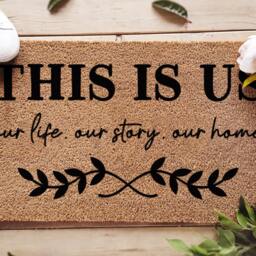 This Is Us Custom Welcome Doormat - Realtor Closing Gift Rug Housewarming Real Estate New Home Coir - thumbnail 3