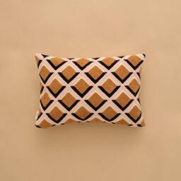 Diamond Tufted Lumbar Cushion Cover - 40x60cm 16x24 - thumbnail 2