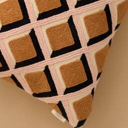 Diamond Tufted Lumbar Cushion Cover - 40x60cm 16x24 - thumbnail 3