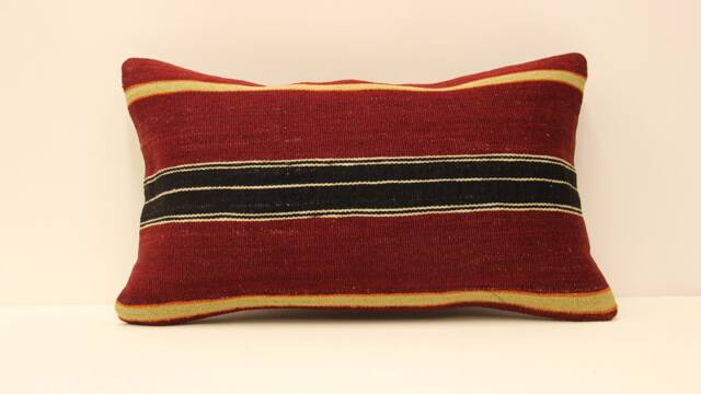 Pillow Cover - Classic Kilim -Sofa -Ticking Striped-Sofa Pillows -Decorative -12x20 Feet- Koef-326 - image 1