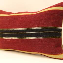 Pillow Cover - Classic Kilim -Sofa -Ticking Striped-Sofa Pillows -Decorative -12x20 Feet- Koef-326 - thumbnail 2