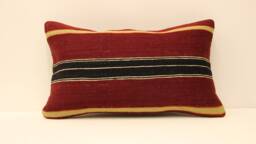Pillow Cover - Classic Kilim -Sofa -Ticking Striped-Sofa Pillows -Decorative -12x20 Feet- Koef-326 - thumbnail 1