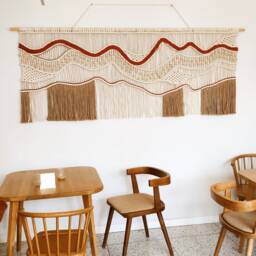 Macrame Wall Art, Tapestry Hanging, Bedroom Decor, Extra Large Wall Hanging, Geometric Decor, Bohemian Decor Art - thumbnail 3