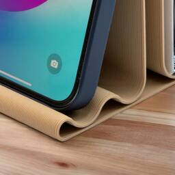 "Eco-Friendly Designer Phone & Tablet Stand - Unique 3D Printed Texture/""Wave" - thumbnail 2