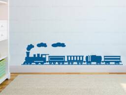 Train Custom Vinyl Wall Decal Multiple Colors