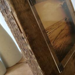 Gifts For Surfers - Surf Photo Surf Art Surfing Decor Handmade Frame Beach Vibes One Off Reclaimed Wood - thumbnail 3