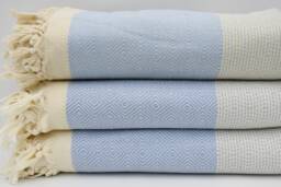 "Baby Blue Blanket, 79""x95" - thumbnail 1