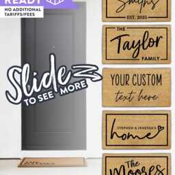 Welcome Mat - Family Name Or Monogram Personalized Gifts - thumbnail 2