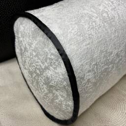 "Luxury Personalised Initial Embroidered Bolster Cushion 16""x6" - thumbnail 3