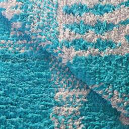 Colorful Moroccan Rug, Custom Fabulous Boujad Abstract Multicolored Carpet, Handmade Bohemian Rug - thumbnail 4