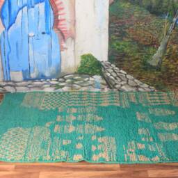 Colorful Moroccan Rug, Custom Fabulous Boujad Abstract Multicolored Carpet, Handmade Bohemian Rug - thumbnail 3