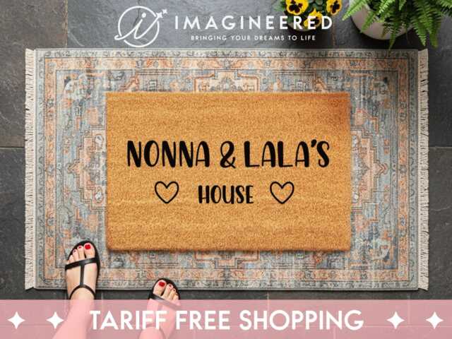 Nana & Papa's Custom Rug - Family Name Doormat - image 1