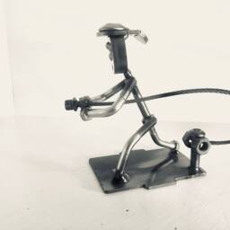 Metal Art Fire Fighter...american Hero - thumbnail 3