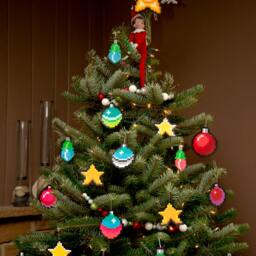 8 Bit Pixel Art Christmas Baubles - Set Of 4 - thumbnail 3