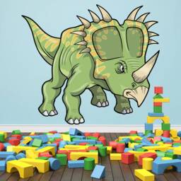 Dinosaur Wall Decal Large Dino Sticker, Dinosaurs Lover Kids Playroom Decor - thumbnail 3