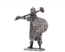 Tin 54mm Chief Of The Vikings 132 Scale Metal Sculpture - thumbnail 1
