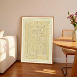 Art Nouveau Herbarium Book Cover Print Julie De Graag Floral Design - thumbnail 1