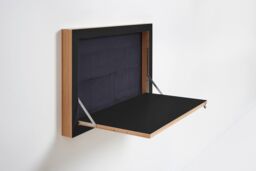 Murphy Desk - Fl??pps Secretary Of State Fold Down For Laptop, Home Office, Birch Plywood, Black