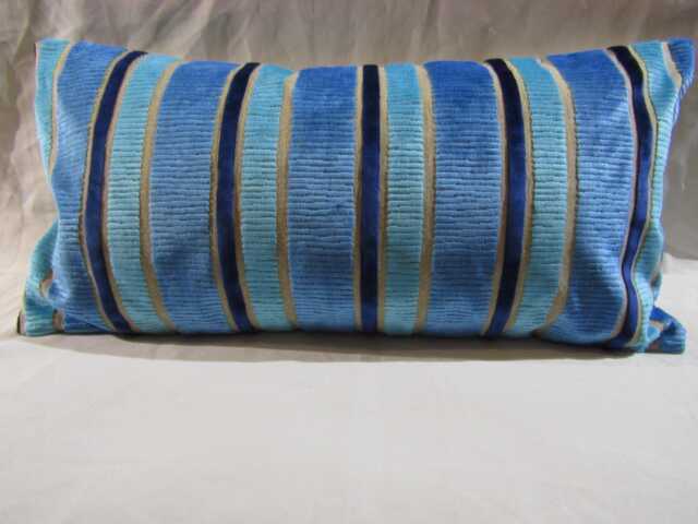 Designers Guild Velvet Fabric Piomba Turquoise Cushion Cover/Pillow Cover - image 1
