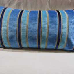 Designers Guild Velvet Fabric Piomba Turquoise Cushion Cover/Pillow Cover - thumbnail 3