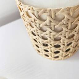 Rattan Candle/Home Decor Candles Housewarming Gift Stylish Fashion - thumbnail 3