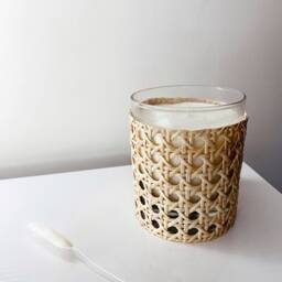 Rattan Candle/Home Decor Candles Housewarming Gift Stylish Fashion - thumbnail 2
