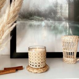 Rattan Candle/Home Decor Candles Housewarming Gift Stylish Fashion