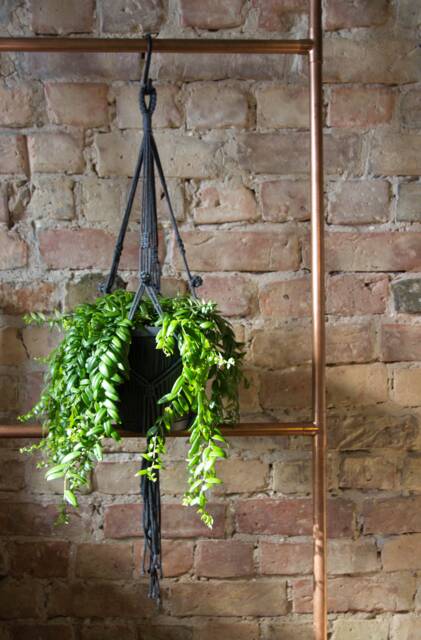 Macrame Plant Hanger, Flowerpot Plant Holder, Modern Eco Macrame, Weaving Knot Home Decor - image 1