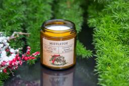 Christmas Candles Gift, Scented Soy Candle Mistletoe