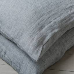 Linen Pillowcases-Set Of Two Stone Washed Pillowcases - Pillow Shams - thumbnail 3
