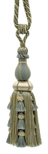 "D??copro Large Elegant Curtain Tassel Tieback, Length 12"" - 30.5cm, Spread 30" - image 1