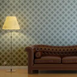 Large Moroccan Wall Stencil Margaret For Diy Decor Wallpaper Look - thumbnail 1
