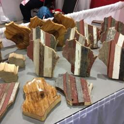 Wisconsin Reclaimed Barn Wood Art - Local Dane County Barnwood Wi State Wall Decor 8 - thumbnail 3