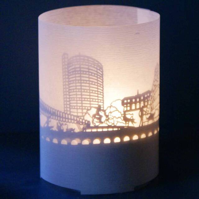 Oberhausen Skyline Shadow Play - City Souvenir Gift Tube - image 1