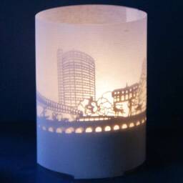 Oberhausen Skyline Shadow Play - City Souvenir Gift Tube