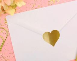 20 Heart Stickers, Hearts Wall Decor, Gold Decals, Decal, Living Room Decor, Nursery Wall Stickers, Tanning Bed - thumbnail 1